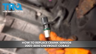 How to Replace Crank Sensor 2005-2010 Chevrolet Cobalt