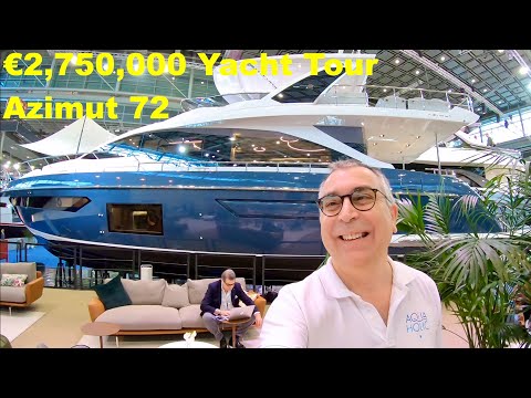 €2,750,000 Yacht Tour : Azimut 72