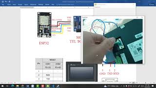 Download the video "Esp32 connect HMI Detal  Modbus RTU ( Comunication RS232 )"
