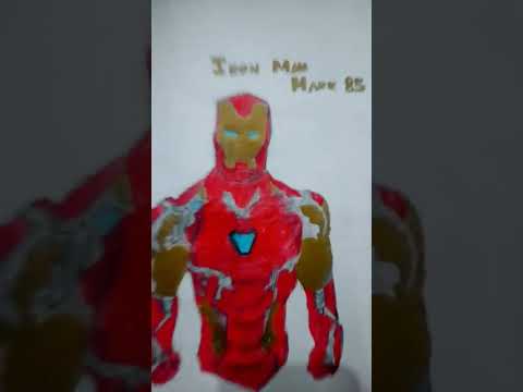 Iron Man Drawing From Iron Man Movie | Iron Man Drawing😱🧡🧡🧡🧡😍 #shorts #youtubeshorts #viralshorts