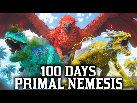 I Spent 100 Days in Primal Nemesis Ark... Here's What Happened
