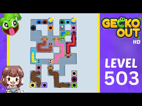 Gecko Out Level 503 Solution Walkthrough