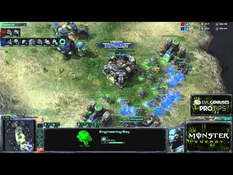 Monster Energy Pro Tips: EG.ThorZaIN Shows Banshee First vs 1 Rax CC Opening TvT