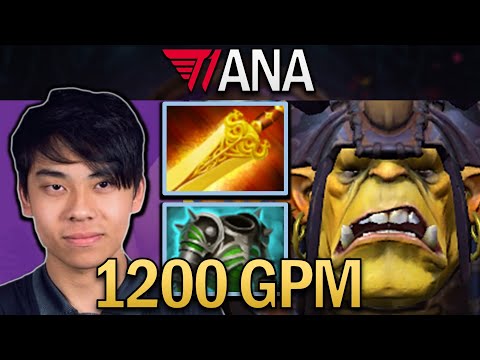 Alchemist Dota 2 Gameplay T1.Ana with 1200 GPM and Radiance