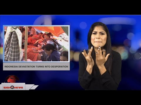 Indonesia devastation turns into desperation (ASL - 10.4.18)