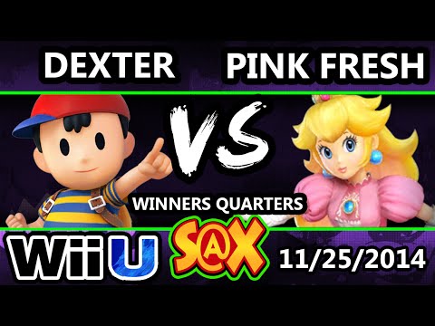 S@X - Dexter (Ness) Vs. Pink Fresh (Peach) SSB4 Winners Quarters - Smash 4 Wii U