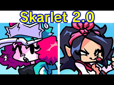 Friday Night Funkin' VS Skarlet Bunny Girl | Graffiti Groovin' V2 (FNF Mod/2.0) (Nene/Pico/Whitty)