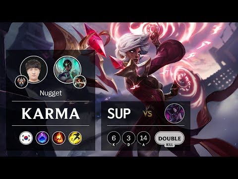 Karma Support vs Morgana - KR Challenger Patch 9.24
