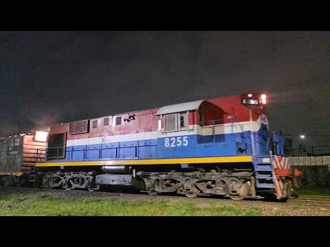 [4K] Variado y colorido tren cargado de NCA con la ALCo RSD16 8255 pasando por Marcos Juárez!!!!!!
