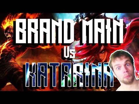 Brand Main Vs New Katarina - my first encounter with commentary - LOL