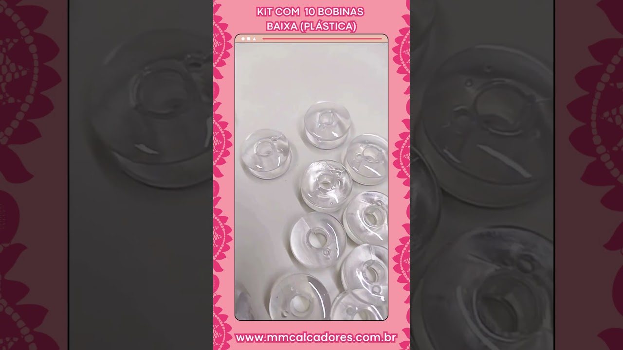 Bobines En Plastique Pour Machine à Coudre Singer - Lot De 10 - Réf. 181551 - Compatible Athena 2000, Futura 900, 1030, Etc.