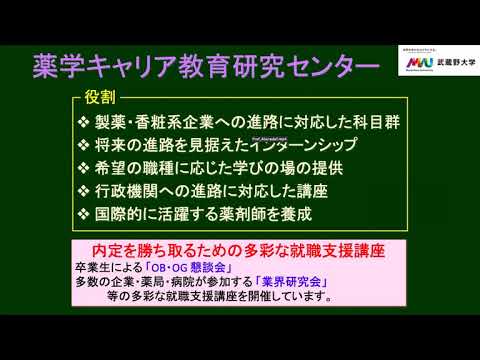 法律学科 薬学科説明会