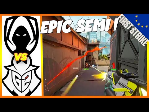 EPIC SEMI! Heretics vs G2 HIGHLIGHTS - Valorant First Strike EU Regional FINALS