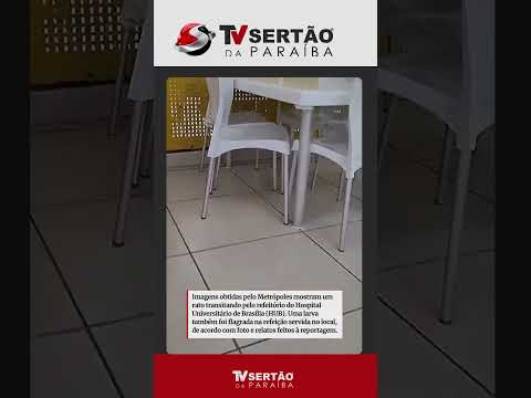 Escândalo no HUB: Rato e larva são flagrados em refeitório de Hospital Universitário em Brasília