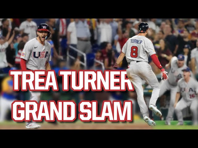 Trea Turner hits a huge grand slam for team USA, a breakdown