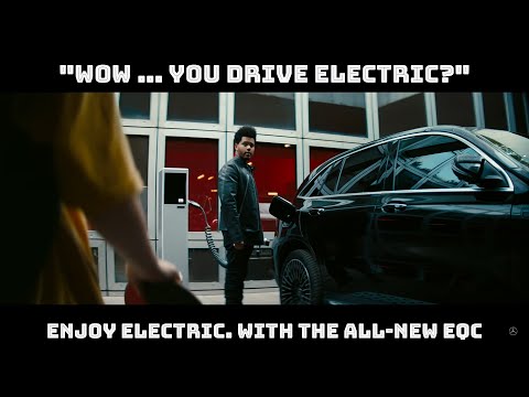 The Weeknd Enjoying Electric with the all new EQC - “Blinding Lights”