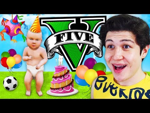 La FIESTA de CUMPLEAÑOS del HIJO de FRANKLIN en GTA 5! Grand Theft Auto V - GTA V Mods