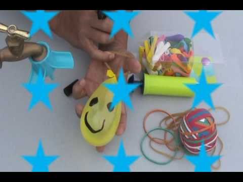 Fill & tie a water balloon yo-yo, Make your own water yo yo, Easy Fill & Tie, Water balloon Station