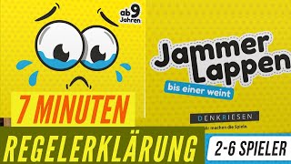 JAMMERLAPPEN Regeln Anleitung Regelerklärung Regelvideo Kartenspiel
