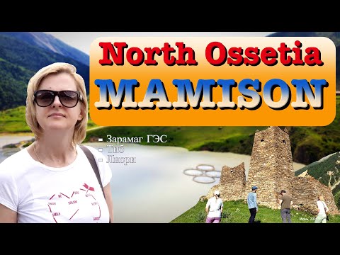 Montanhas da Ossétia do Norte. Mamison Gorge. Rússia. 2022. Full HD