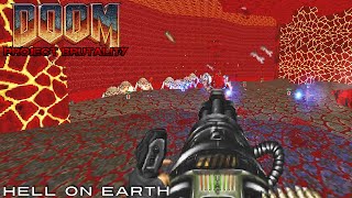 Project Brutality with Doom II Hell On Earth, Levels 26-30 [720p 60fps]