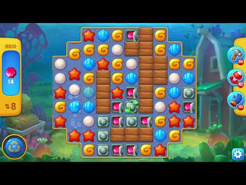 Fishdom 6810 Level - 21 moves - NO BooSTERS