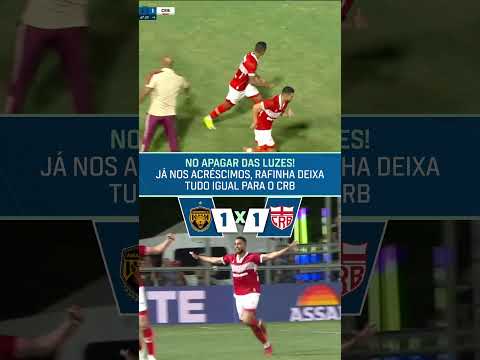 Rafinha empatou para o CRB nos acréscimos!!! #sériebnaespn #shorts