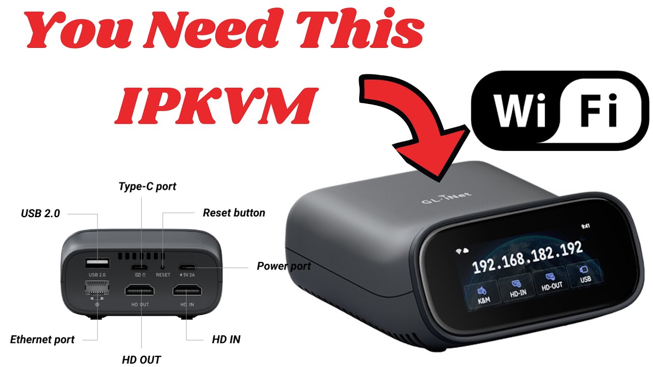 GL.iNet Comet Pro, The BEST KVM With Wi-Fi.