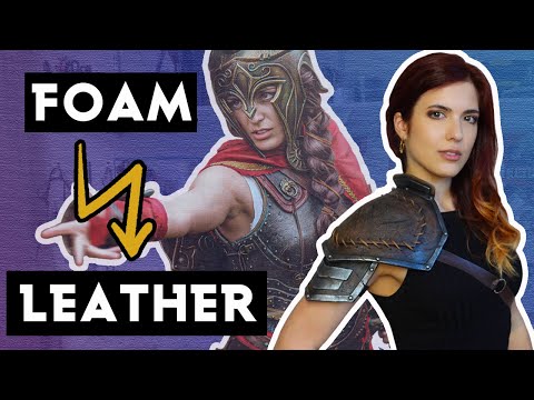 Make Foam Look Like Leather Armour | Cosplay Tutorial