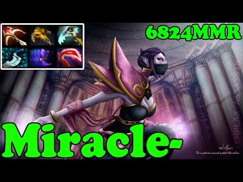Dota 2 - Miracle- 6824 MMR Plays Templar Assassin vol 3# - Ranked Match Gameplay