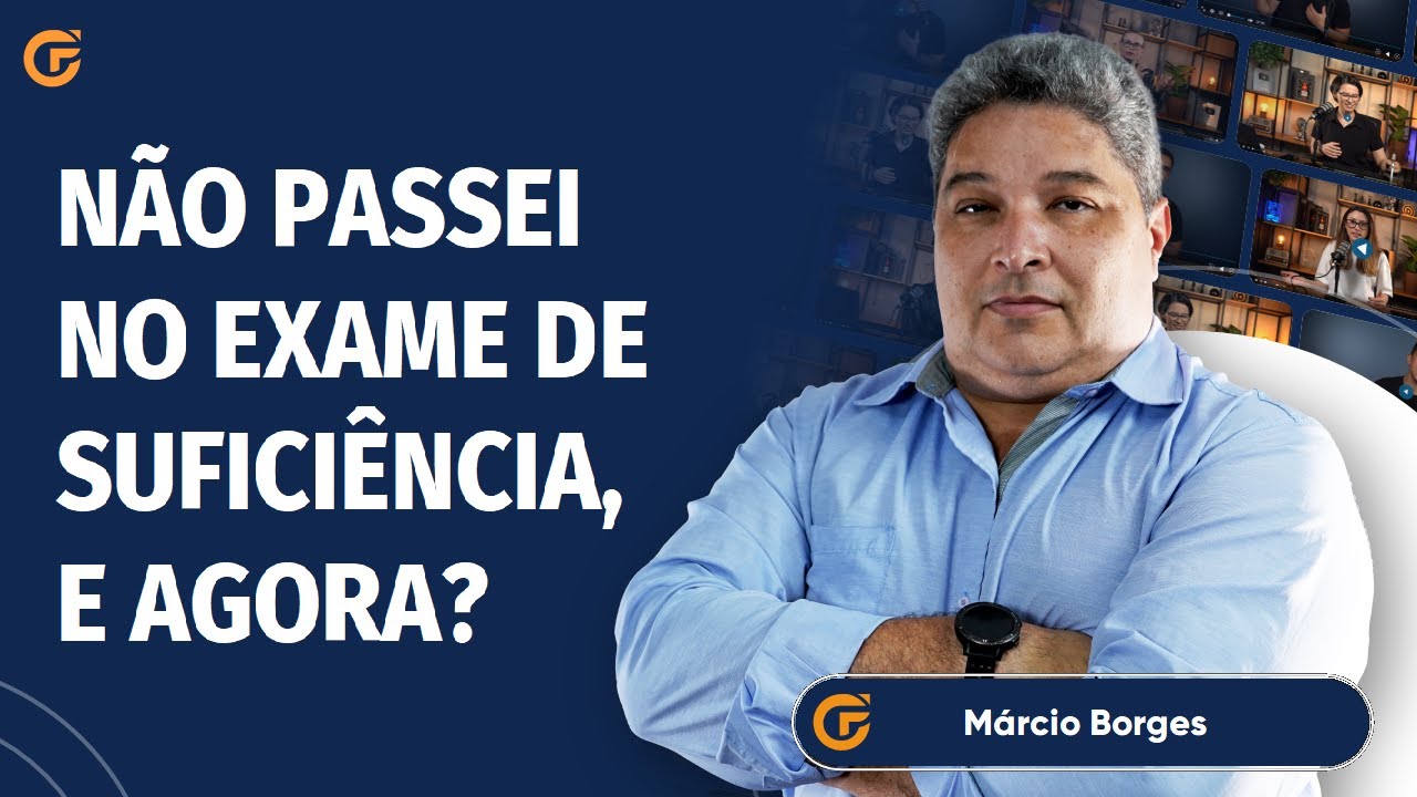 EXAME CFC 2025.1: NÃO PASSEI NO EXAME DE SUFICIÊNCIA, E AGORA? | 04.12, 19H30
