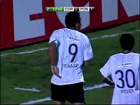 Gol Ronaldo Corinthians 2 x 2 Ponte Preta - Campeonato Paulista 25/03/2009 Paulistão