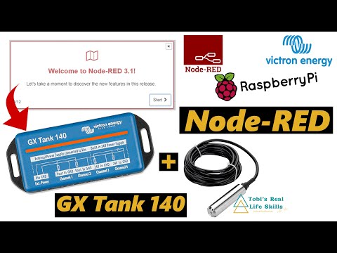 Victron GX Tank 140 and Node Red