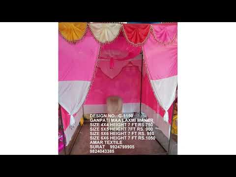 Ganpati And Navratri Decoration,Navratri Tent,Durga Pooja Tent