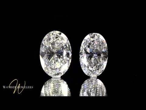 3.40CT & 3.01CT OVAL DIAMONDS BY WONDER JEWELERS