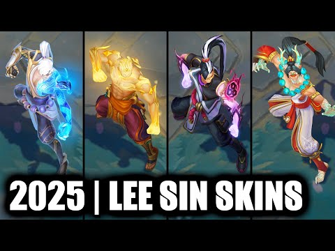 ALL LEE SIN SKINS SPOTLIGHT 2025 | League of Legends