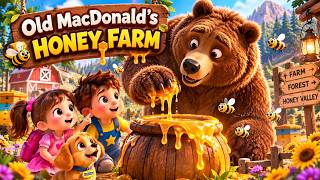 🐻 BEAR ATTACKS OLD MACDONALD’S HONEY FARM! 🍯 Baby Leo’s Giant Bear Adventure | Kids Story