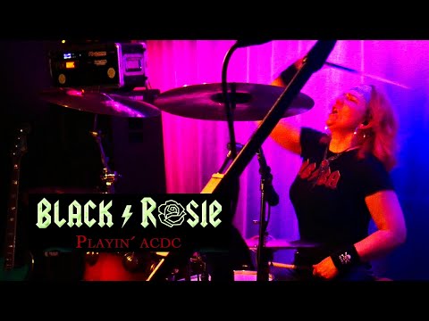 Black/Rosie - Tribute To AC/DC - Dajana gibt alles - ein Drums-Solo