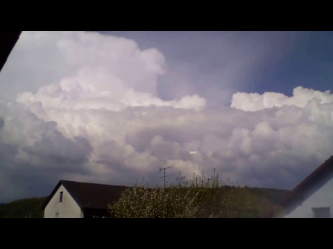 unwetter enstehung über wörth an der donau