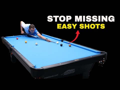 How to Stop Missing Easy Shots ~ (Free Pool Lessons)