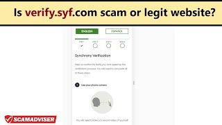 Verify.syf - scam or legit website for Synchrony verification Is verify.syf.com safe