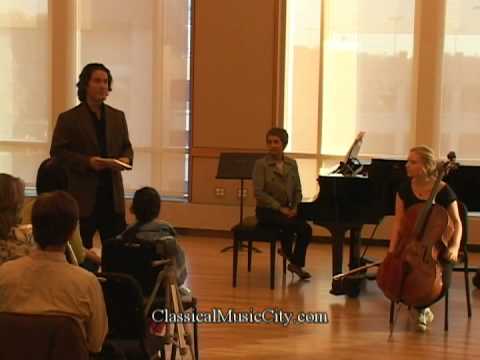 Zuill Bailey, Coaching Dvorak Cello Concerto