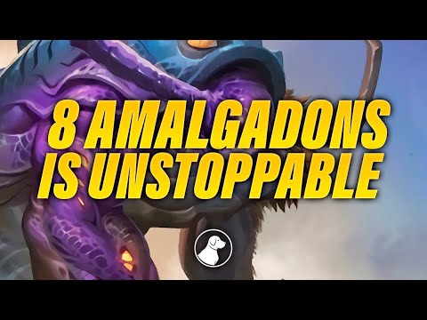 8 Amalgadons is Unstoppable | Dogdog Hearthstone Battlegrounds