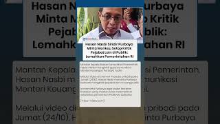 Hasan Nasbi Sindir Purbaya Minta Setop Kritik Pejabat Lain di Publik: Lemahkan Pemerintahan RI