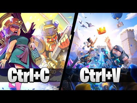 PORQUE O CLASH ROYALE COPIOU O CLASH OF CLANS