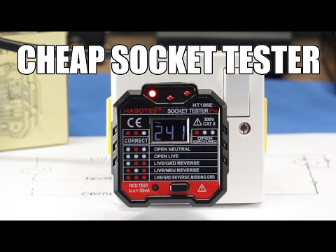 SDG #112 Testing a Cheap Habotest AC Socket Wiring Tester (Use with caution...)