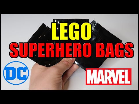 HUGE LEGO Superhero Mystery Bag UNBOXING! (RARE Minifigures?!)