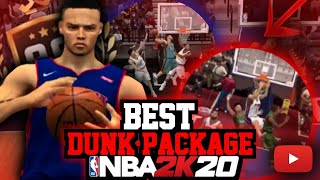 MOST OVERPOWERED SLASHER 🔥 BEST DUNK PACKAGE ANIMATION IN NBA2K20 MOBILE! UNBLOCKABLE DUNKS!