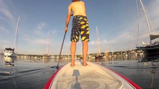 preview picture of video 'SUP Vineyard Haven harbor early morning'