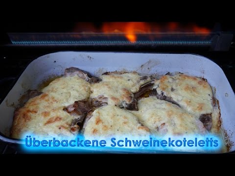#192: Überbackene Schweinekoteletts - Spezialität aus Elsass-Lothringen mit viel Käse!